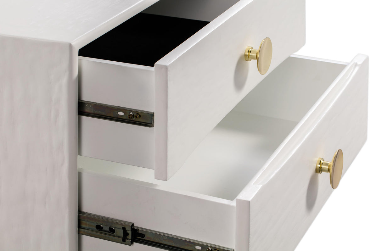 TOV Divine White Nightstand