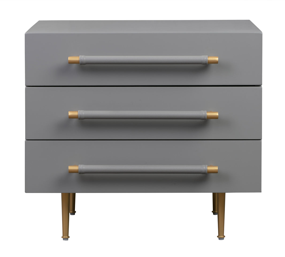 TOV Trident Grey Nightstand