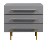 TOV Trident Grey Nightstand