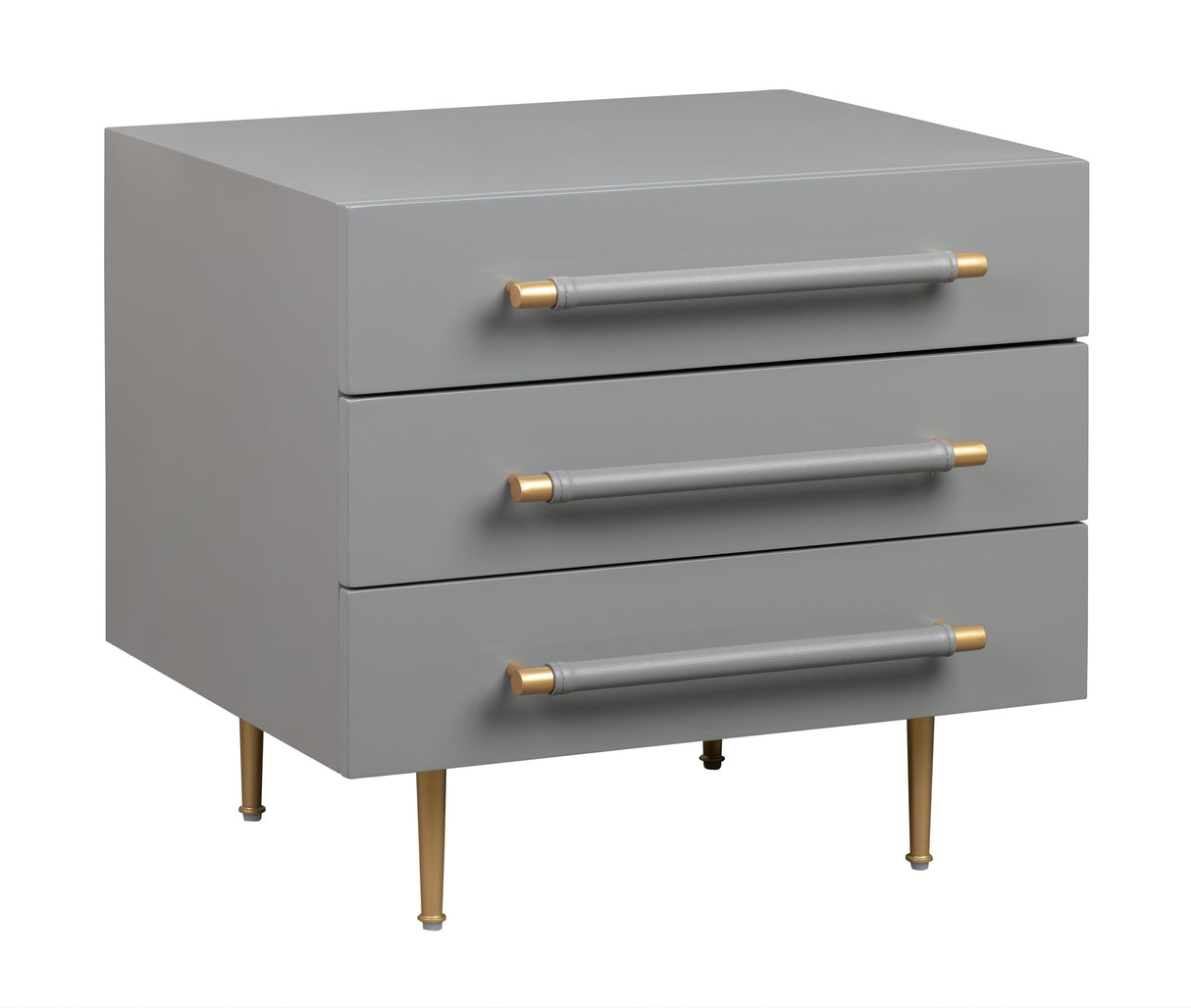 TOV Trident Grey Nightstand