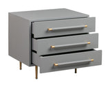 TOV Trident Grey Nightstand