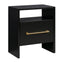 TOV Libre Black Nightstand
