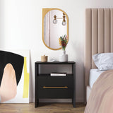 TOV Libre Black Nightstand