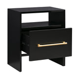 TOV Libre Black Nightstand