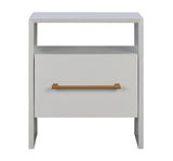 TOV Libre White Nightstand