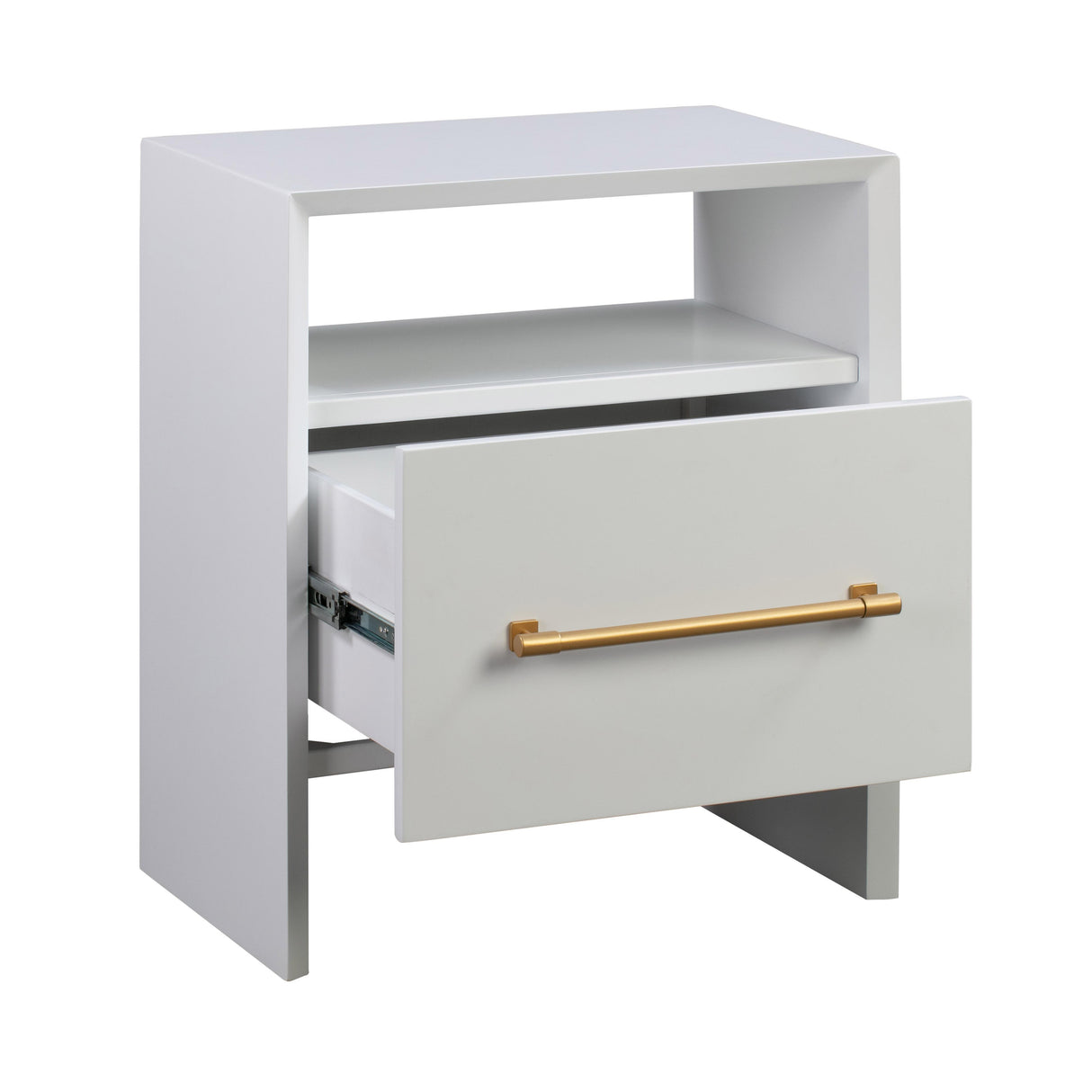 TOV Libre White Nightstand