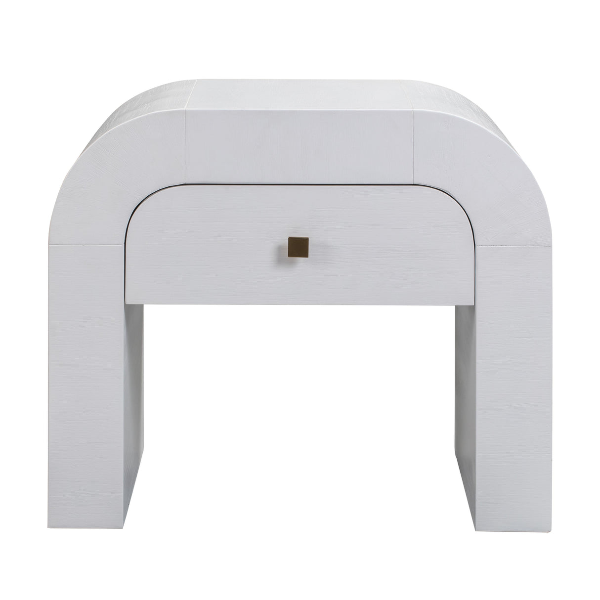 TOV Hump White Nightstand