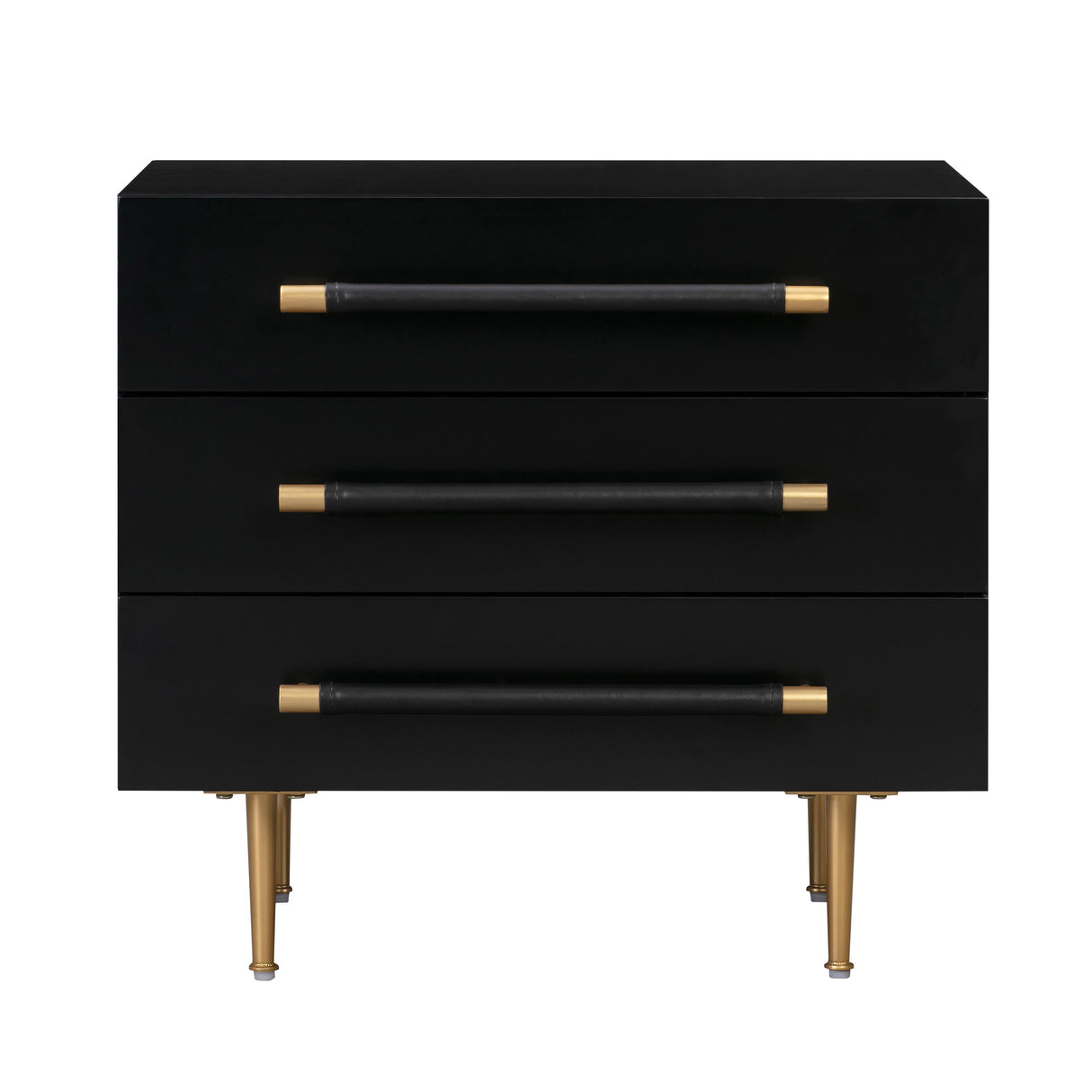 TOV Trident Black Nightstand
