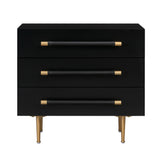 TOV Trident Black Nightstand