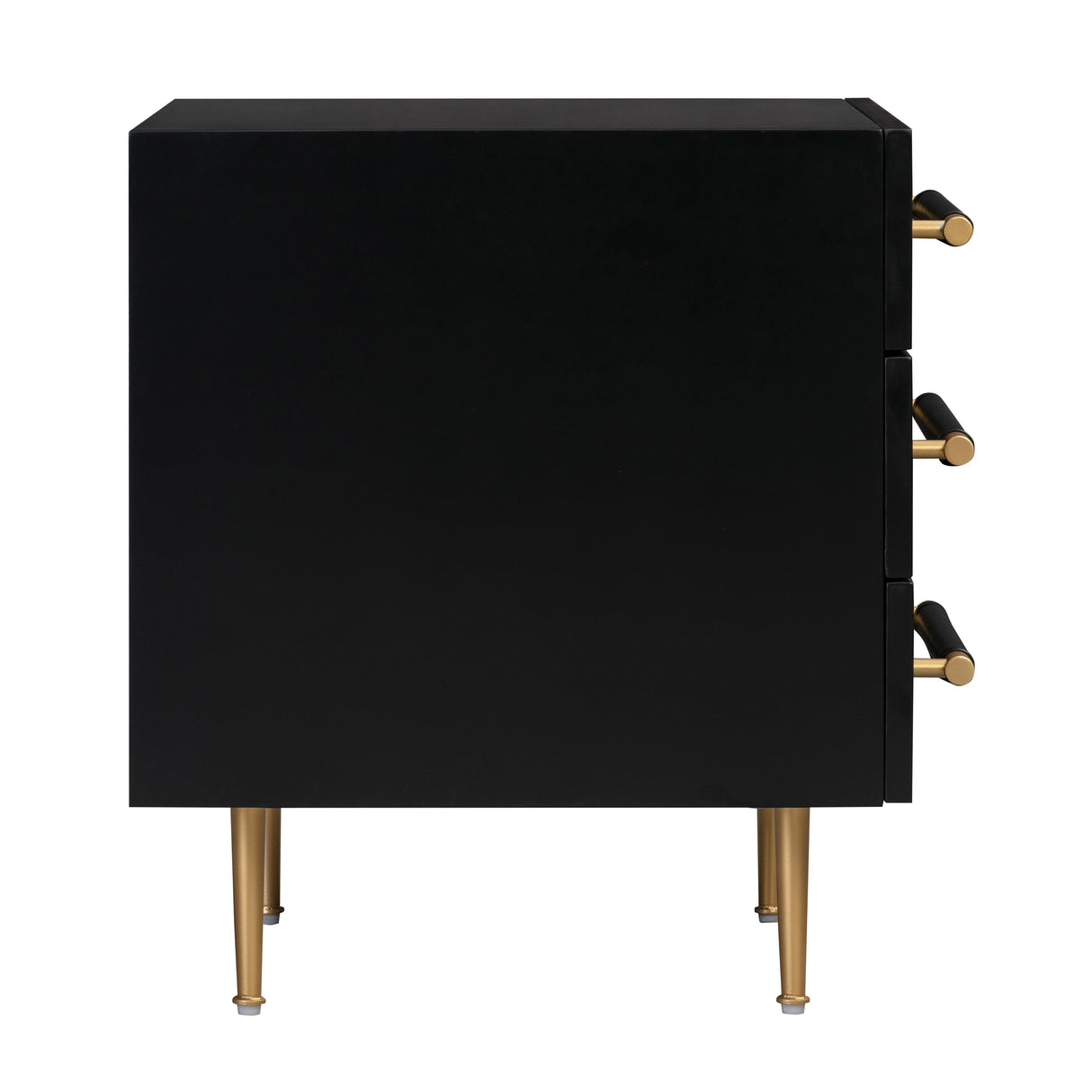 TOV Trident Black Nightstand