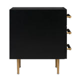 TOV Trident Black Nightstand