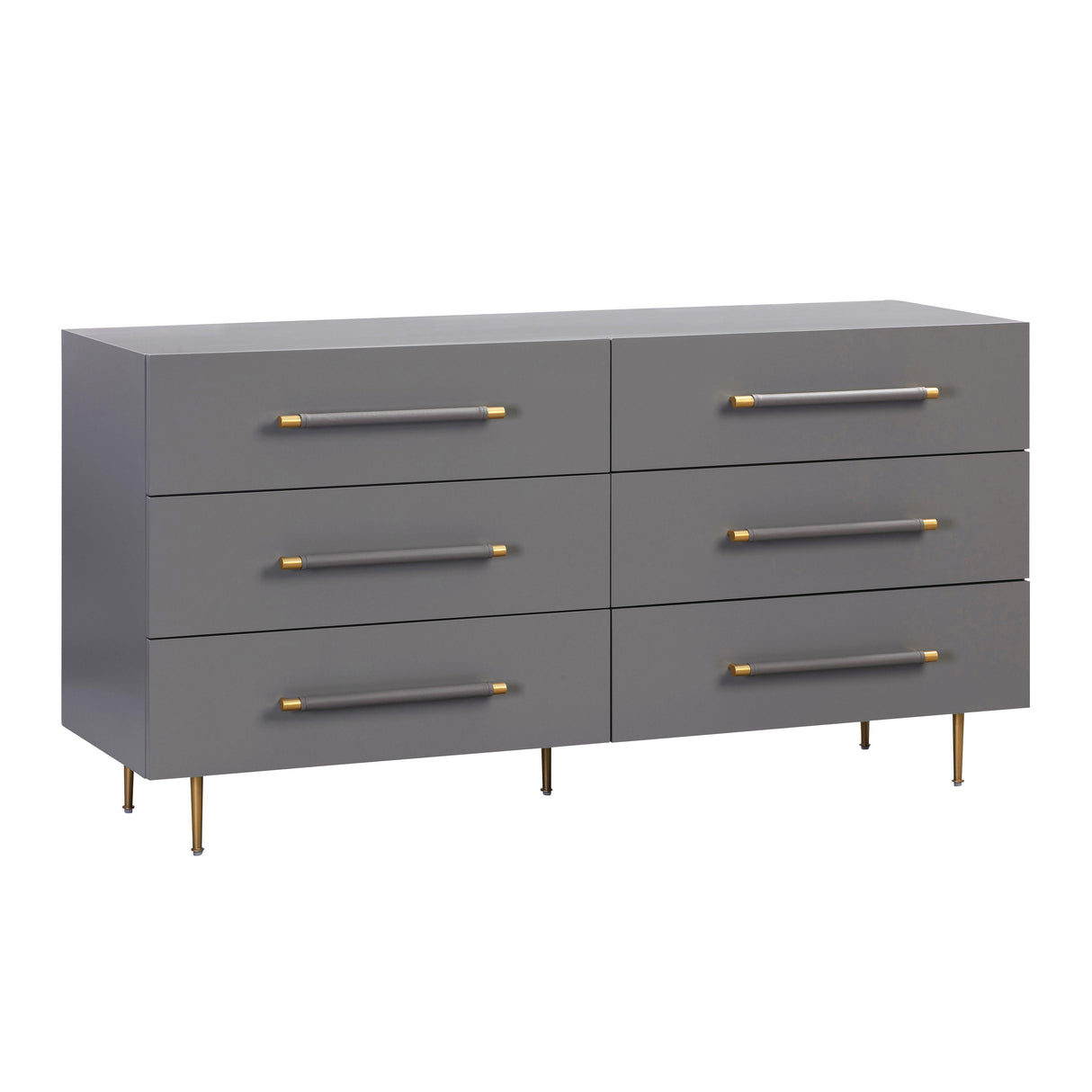 TOV Trident Grey 6 Drawer Dresser