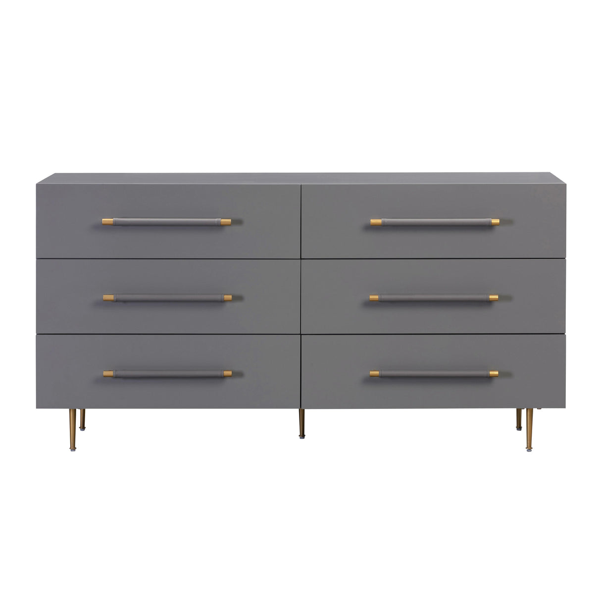TOV Trident Grey 6 Drawer Dresser
