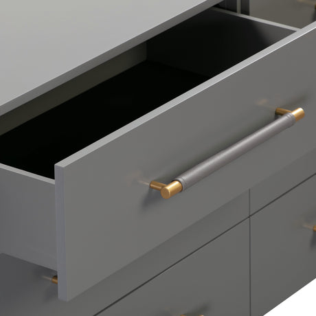 TOV Trident Grey 6 Drawer Dresser