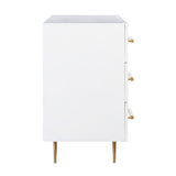 TOV Trident White 6 Drawer Dresser