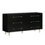 TOV Trident Black 6 Drawer Dresser