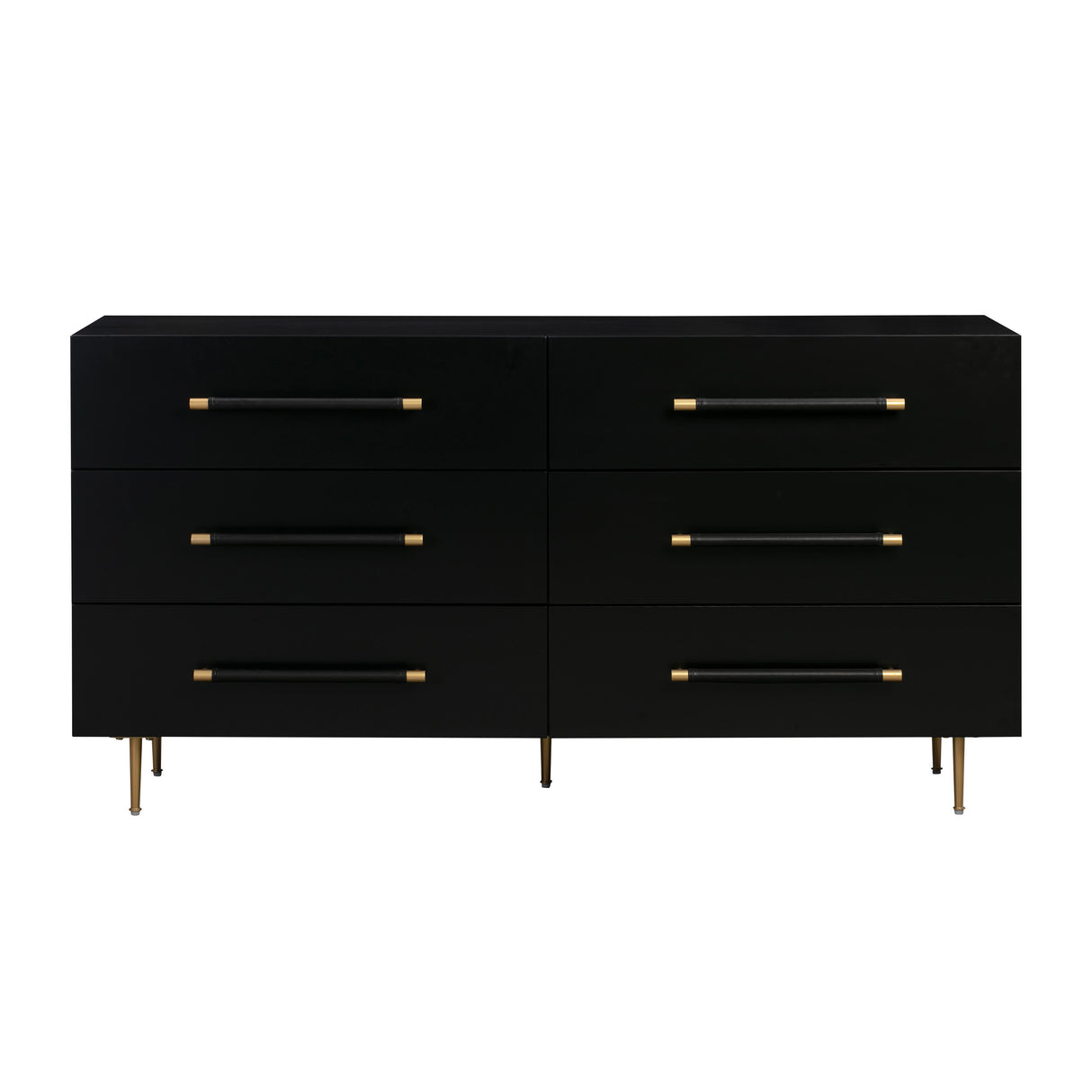 TOV Trident Black 6 Drawer Dresser
