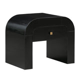TOV Hump Black Nightstand