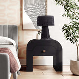 TOV Hump Black Nightstand