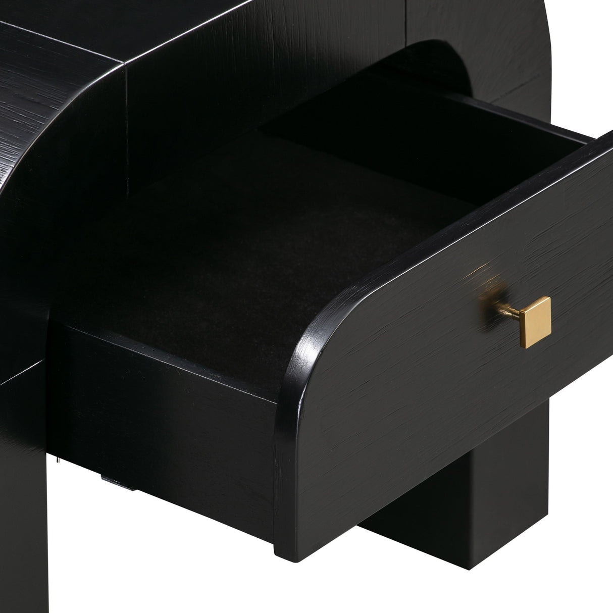 TOV Hump Black Nightstand