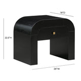 TOV Hump Black Nightstand