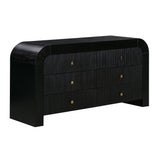 TOV Hump 6 Drawer Black Dresser