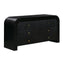 TOV Hump 6 Drawer Black Dresser