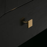 TOV Hump 6 Drawer Black Dresser