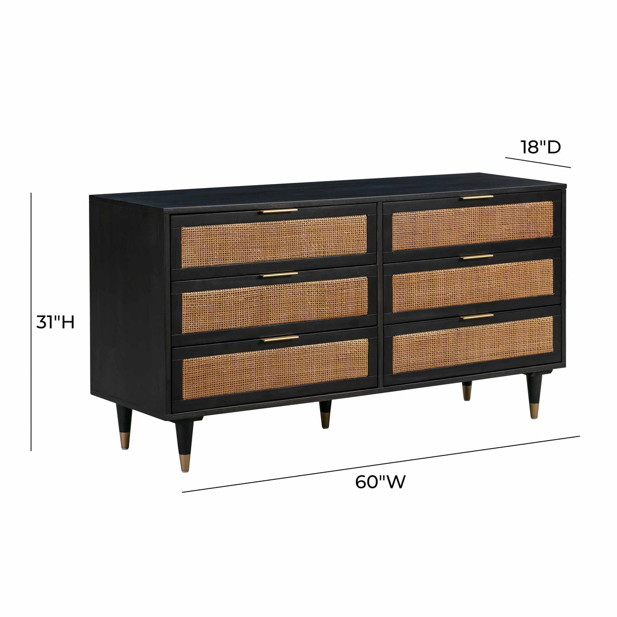 TOV Sierra Noir 6 Drawer Dresser