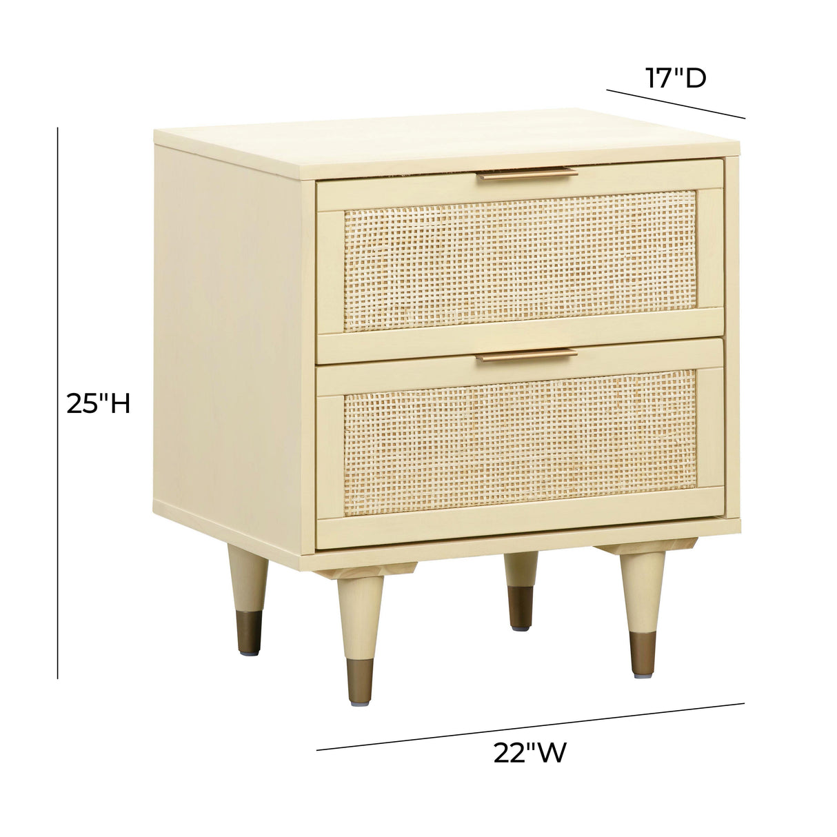 TOV Sierra Buttermilk Nightstand