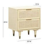 TOV Sierra Buttermilk Nightstand