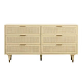 TOV Sierra Buttermilk 6 Drawer Dresser