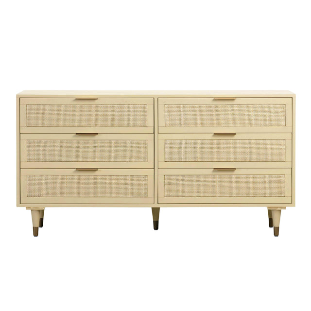TOV Sierra Buttermilk 6 Drawer Dresser