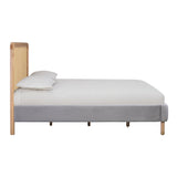 TOV Kavali Grey Velvet King Bed