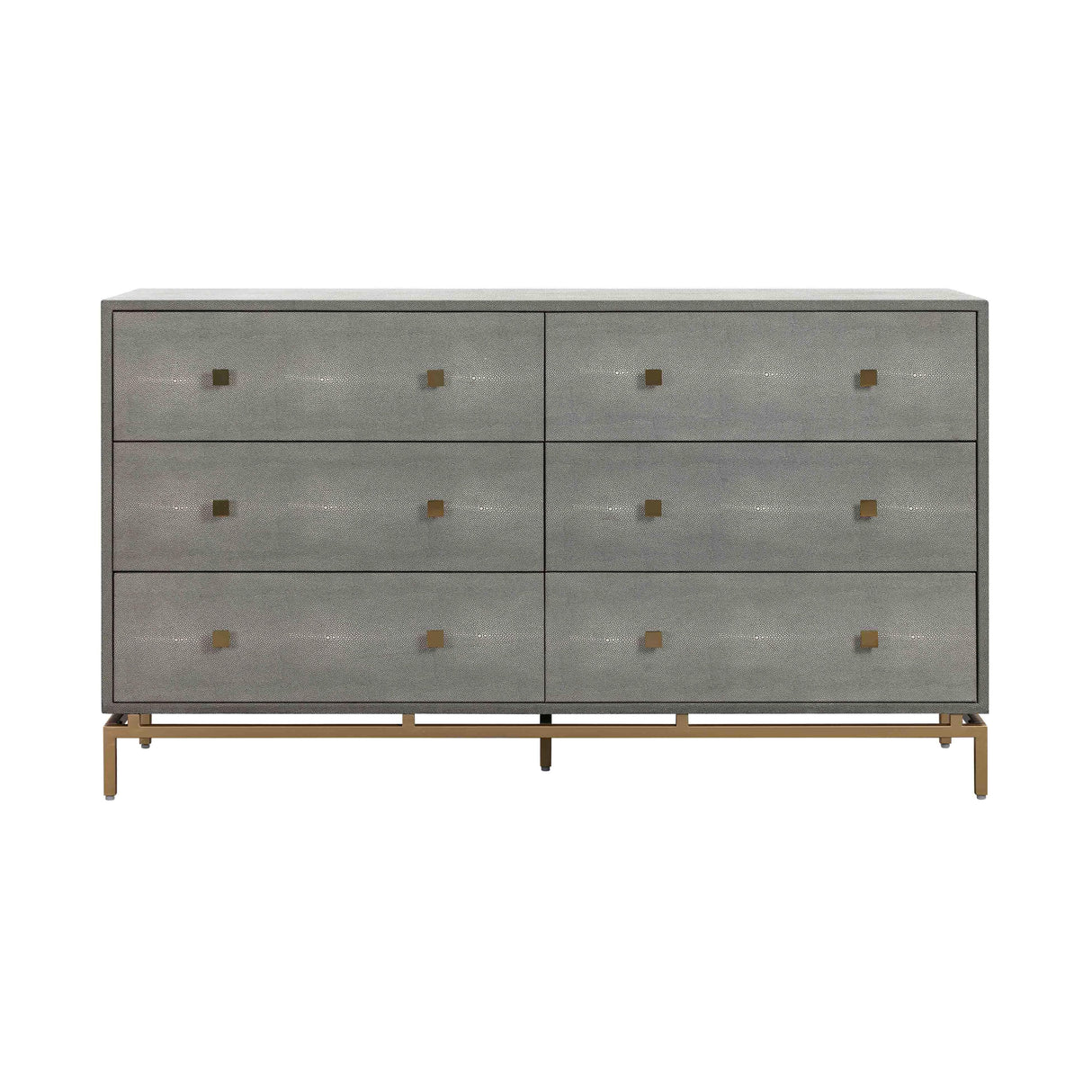 TOV Pesce Shagreen 6 Drawer Dresser