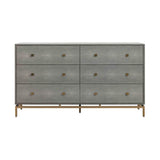 TOV Pesce Shagreen 6 Drawer Dresser