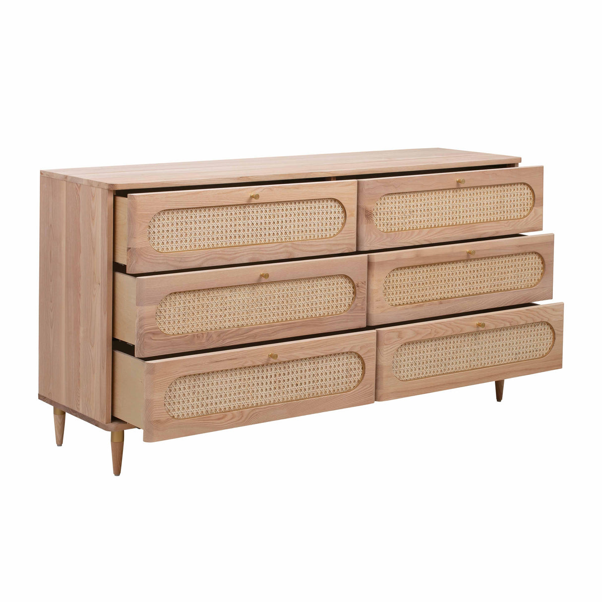TOV Carmen Cane 6 Drawer Dresser