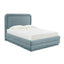 TOV Briella Bluestone Velvet Bed in King