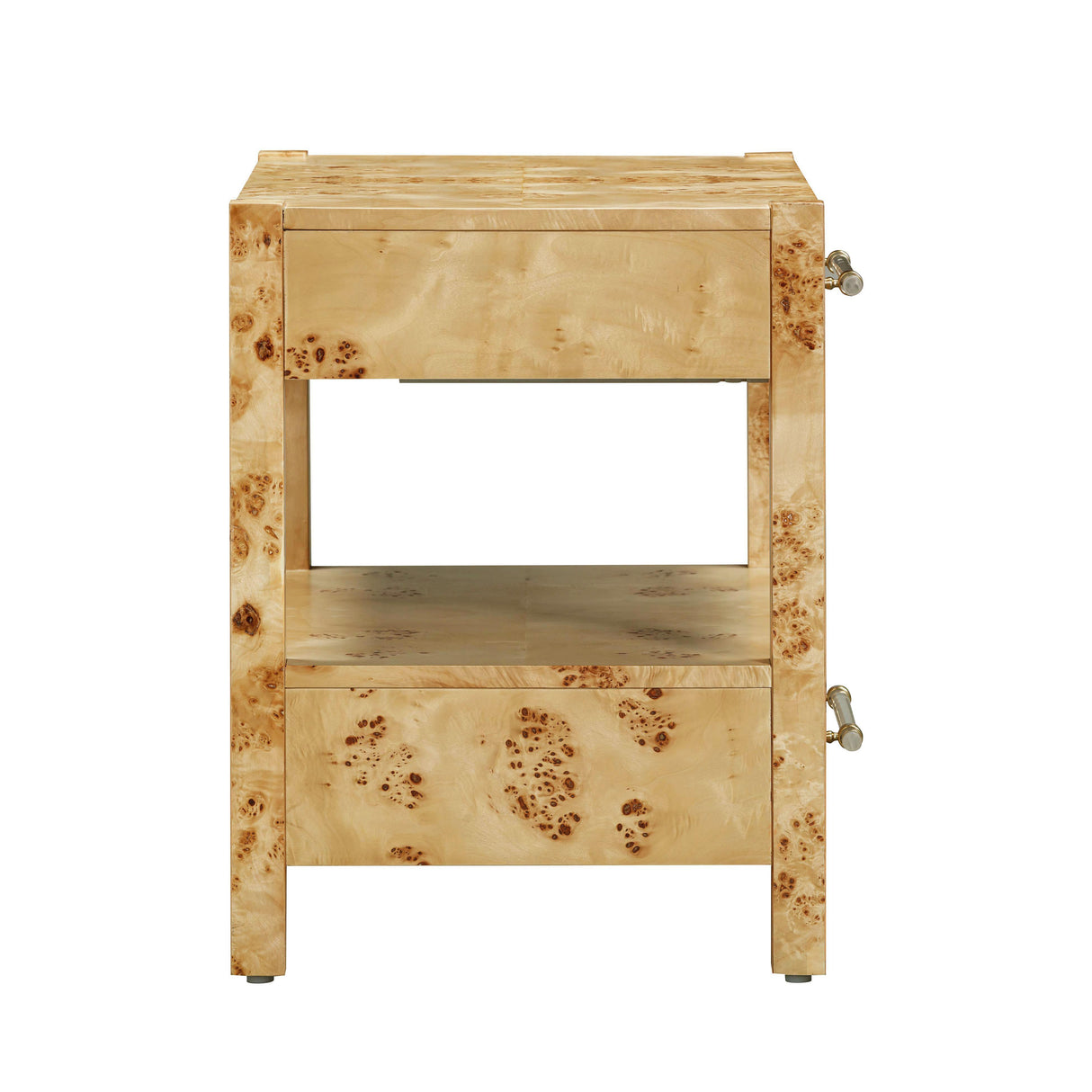 TOV Brandyss Natural Burl Nightstand