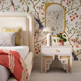 TOV Suzie Cream & Rattan Nightstand