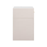 TOV Suzie Cream & Rattan Nightstand
