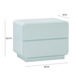 TOV Sagura Blue Nightstand