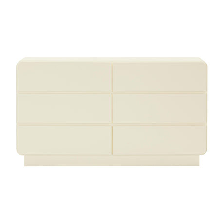 TOV Sagura Cream 6-Drawer Dresser