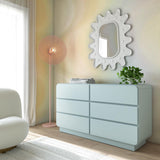TOV Sagura Blue 6-Drawer Dresser