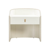 TOV Collins Cream Lacquer Nightstand