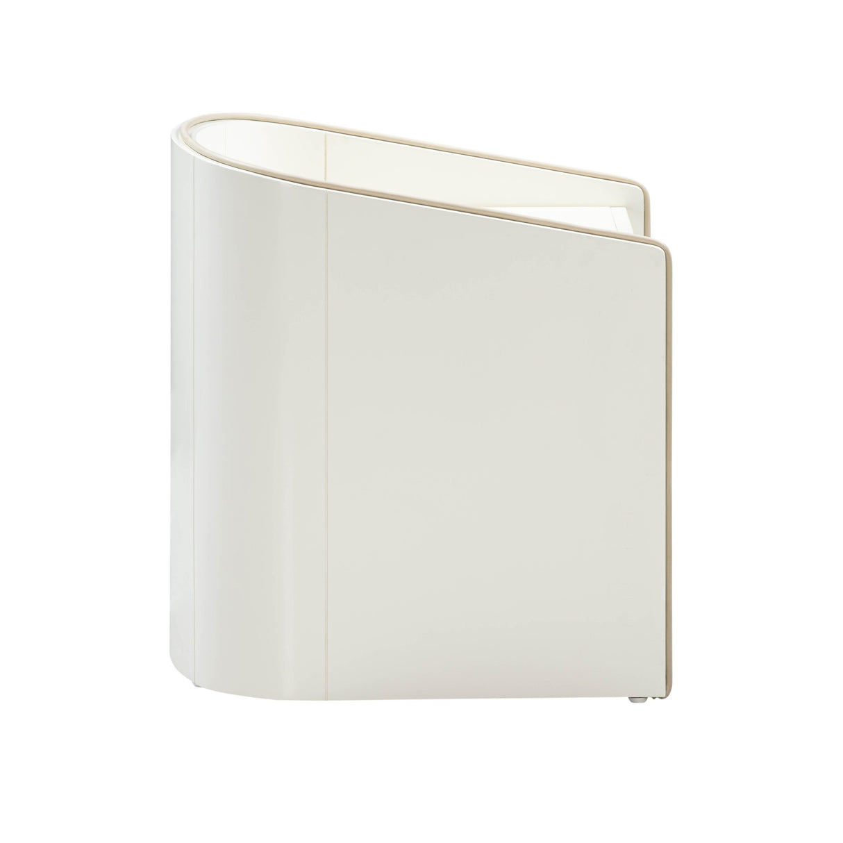 TOV Collins Cream Lacquer Nightstand