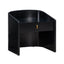 TOV Collins Black Lacquer Nightstand