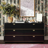 TOV Julieta Black 6 Drawer Dresser