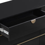 TOV Julieta Black 6 Drawer Dresser
