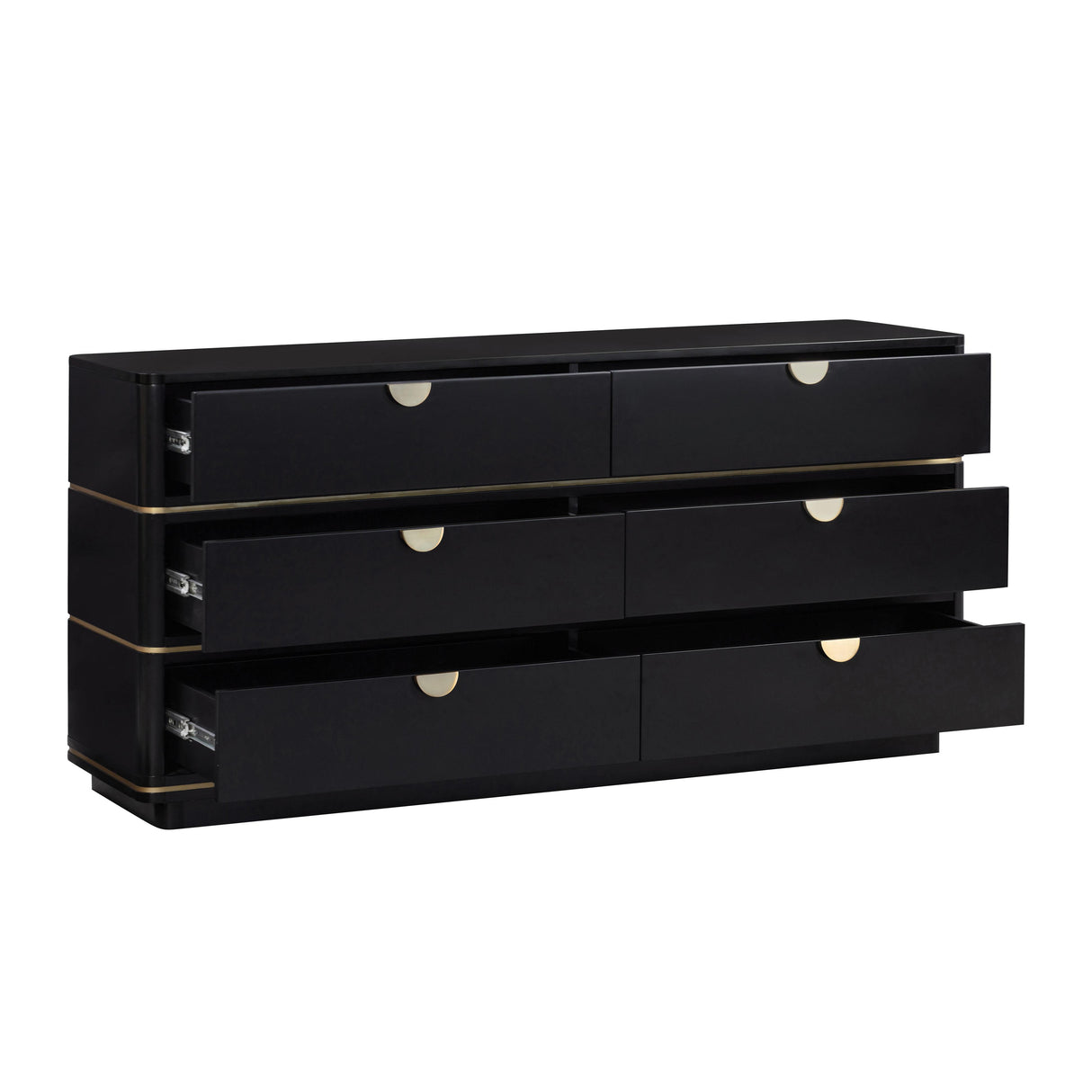TOV Julieta Black 6 Drawer Dresser